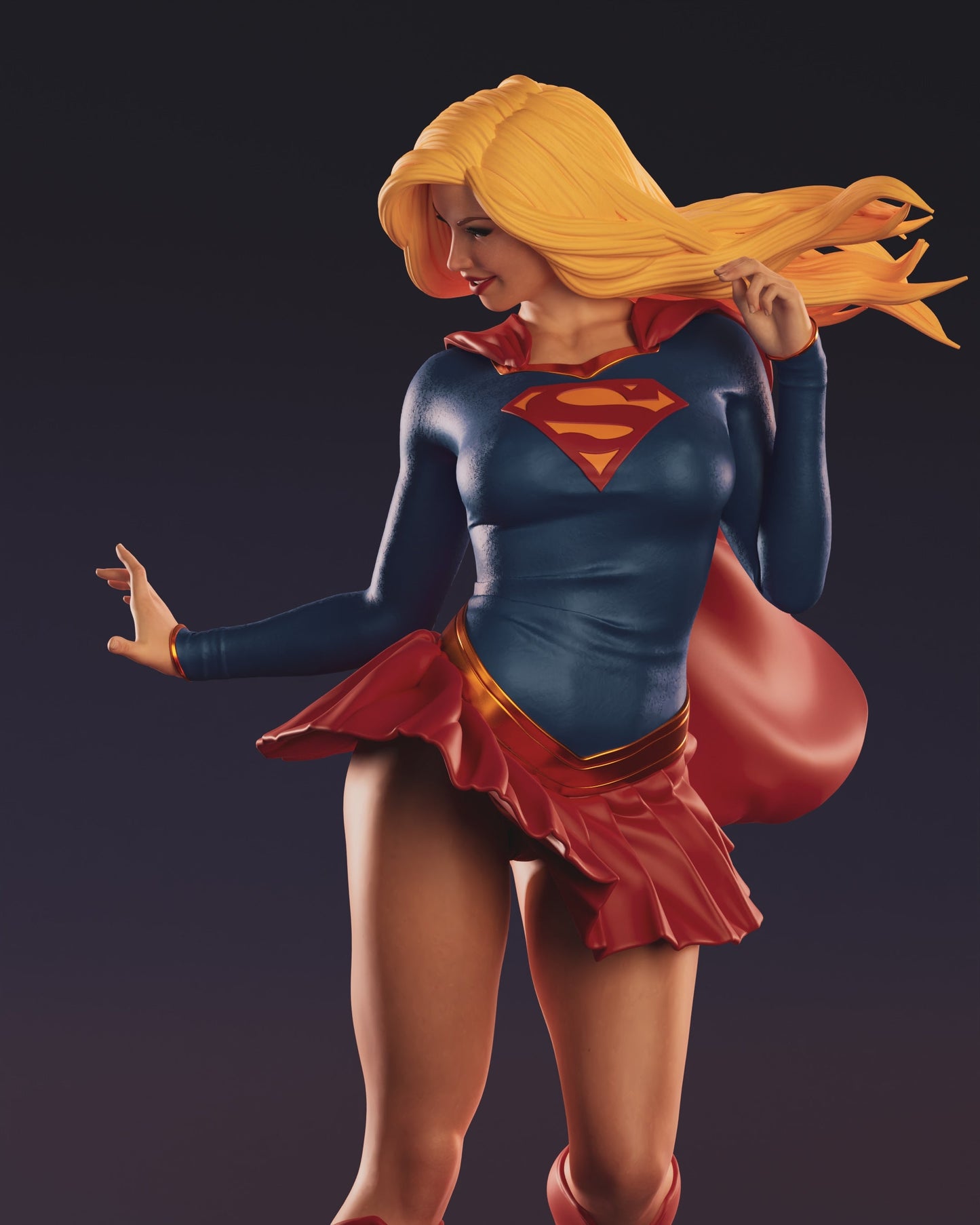 1493 Supergirl NSFW - DC Comics - STL 3D Print Files