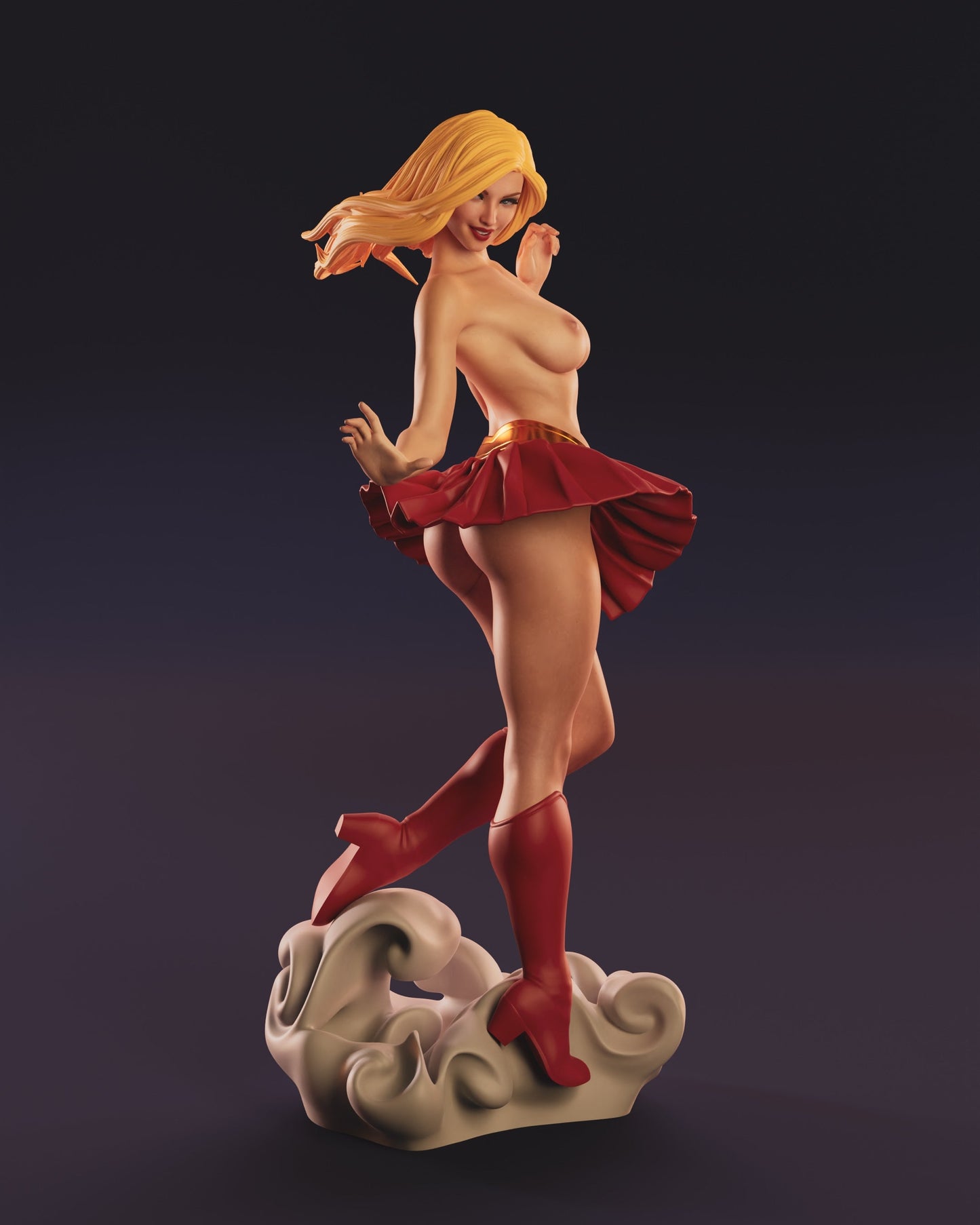 1493 Supergirl NSFW - DC Comics - STL 3D Print Files