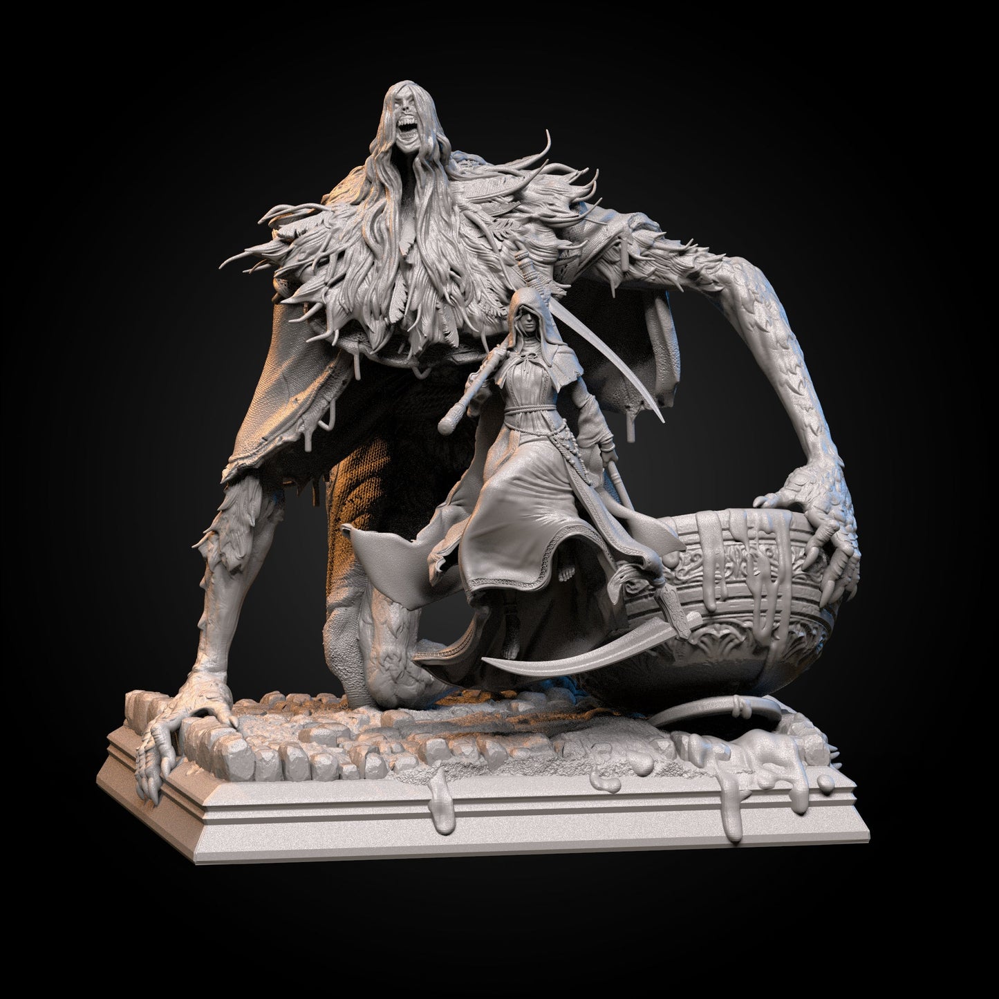 Sister Friede and Father Ariandel - Dark Souls 3 - STL 3D Print Files