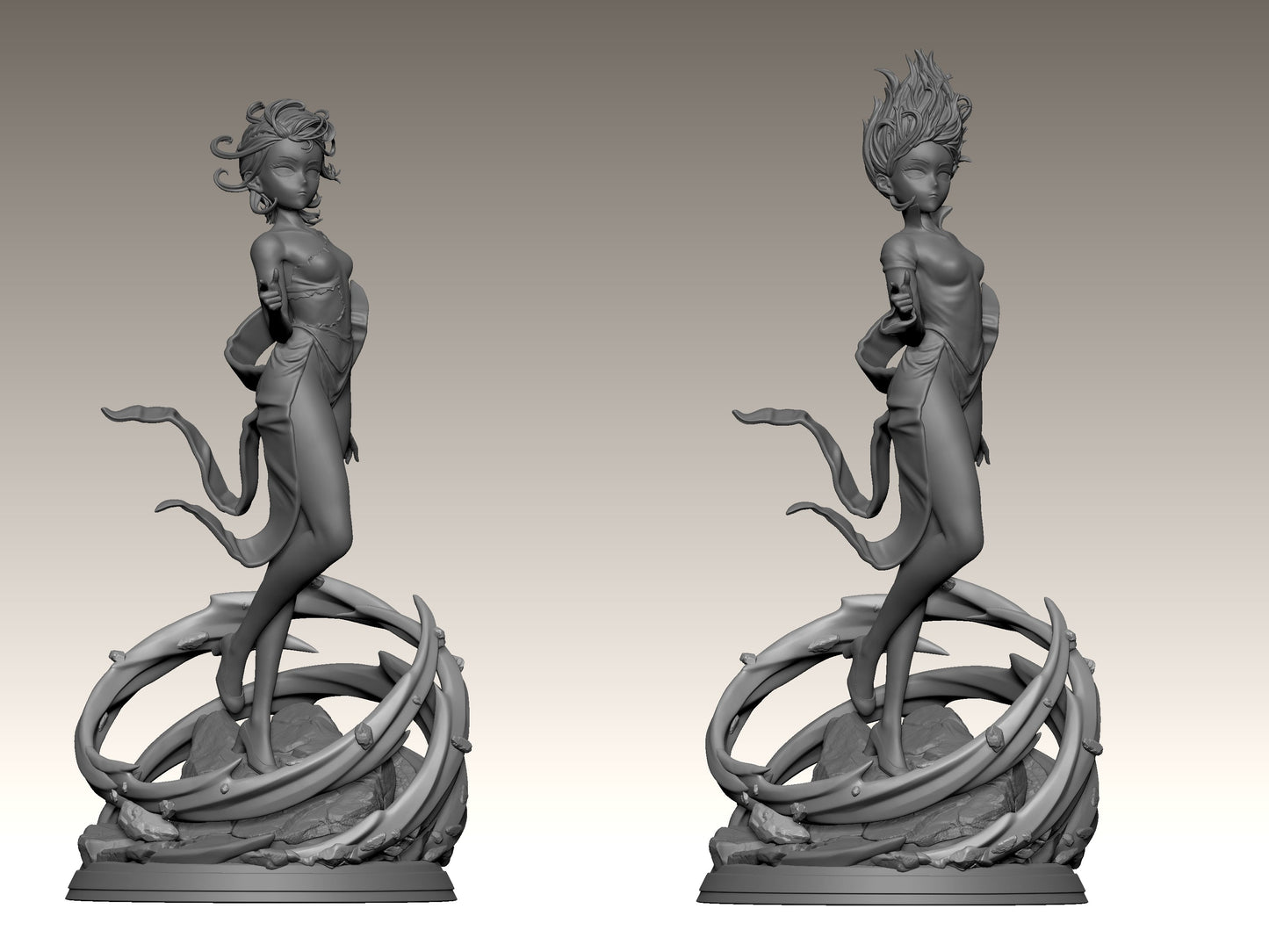 Tatsumaki - One-Punch Man - STL 3D Print Files