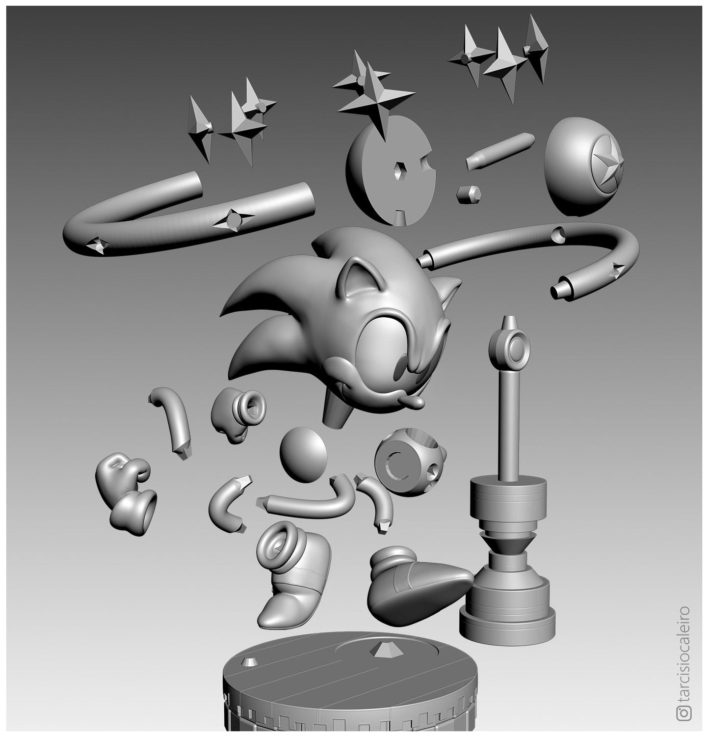 Sonic - STL 3D Print Files