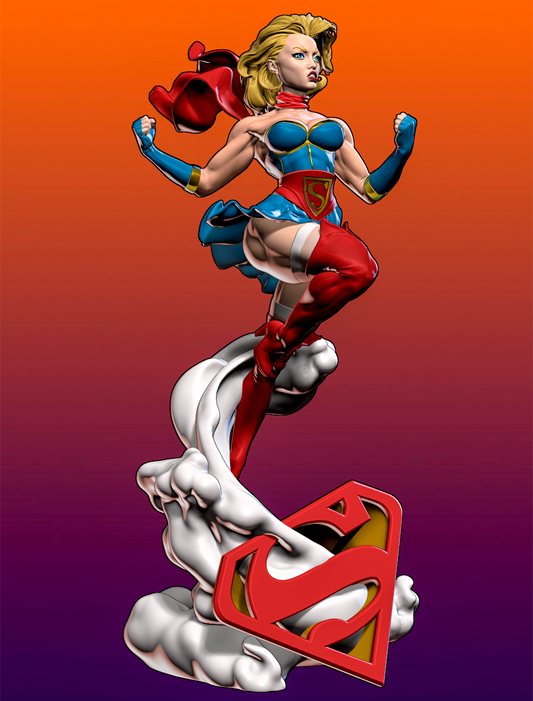 1576 DC Bombshell Supergirl NSFW - Kara Starikov - STL 3D Print Files
