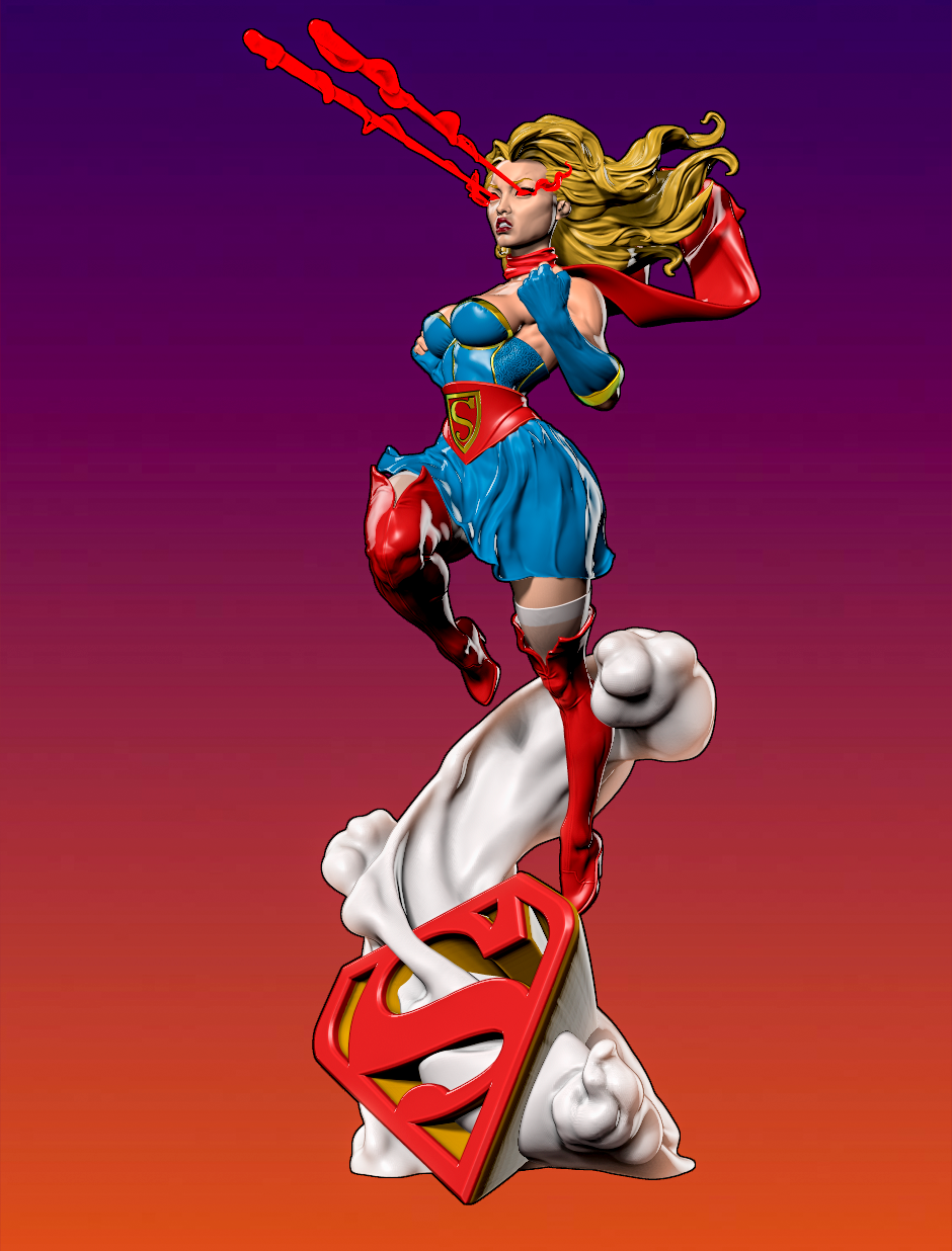 1576 DC Bombshell Supergirl NSFW - Kara Starikov - STL 3D Print Files