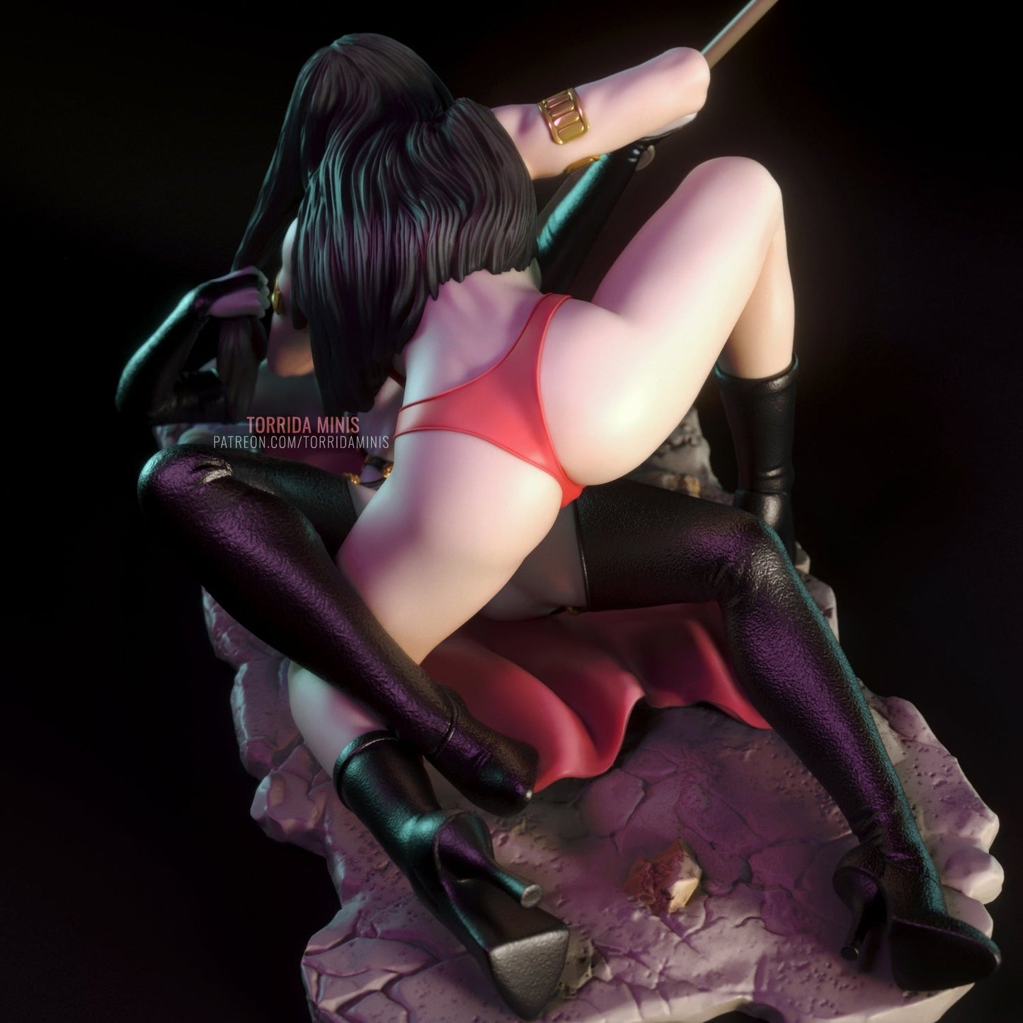 Vampirella VS Lady Death NSFW  - STL 3D Print Files