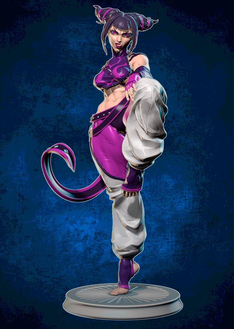 Juri NSFW - Street Fighter - STL 3D Print Files