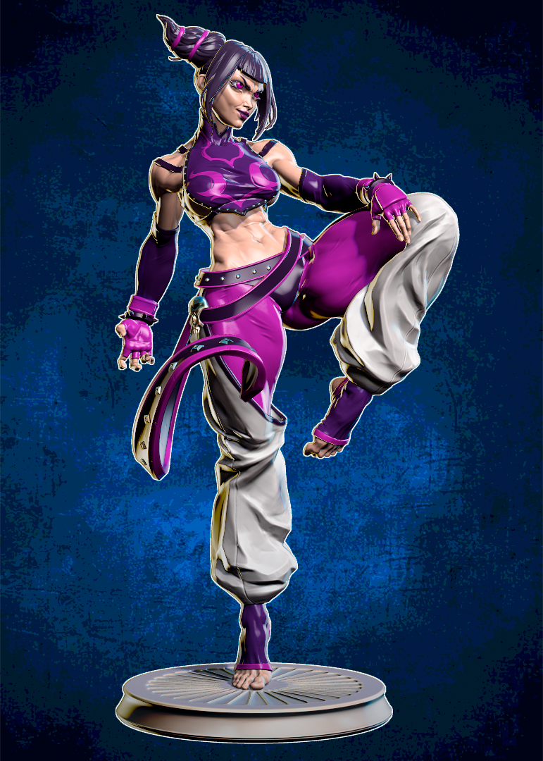 Juri NSFW - Street Fighter - STL 3D Print Files