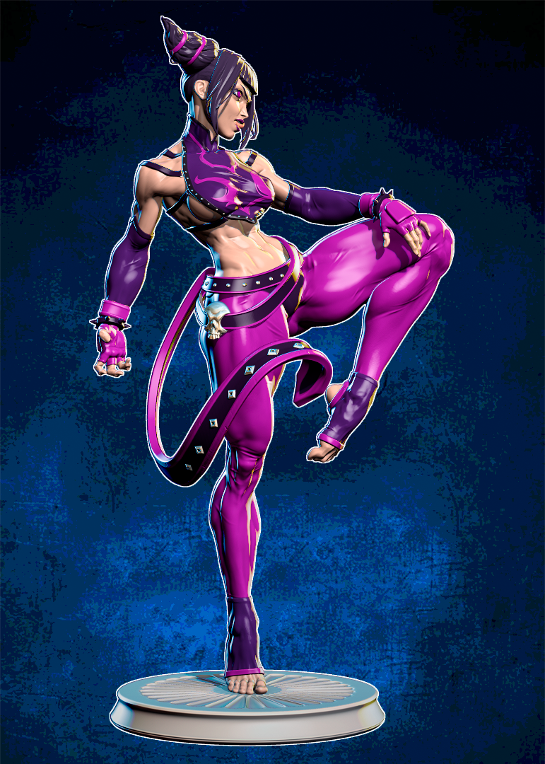 Juri NSFW - Street Fighter - STL 3D Print Files