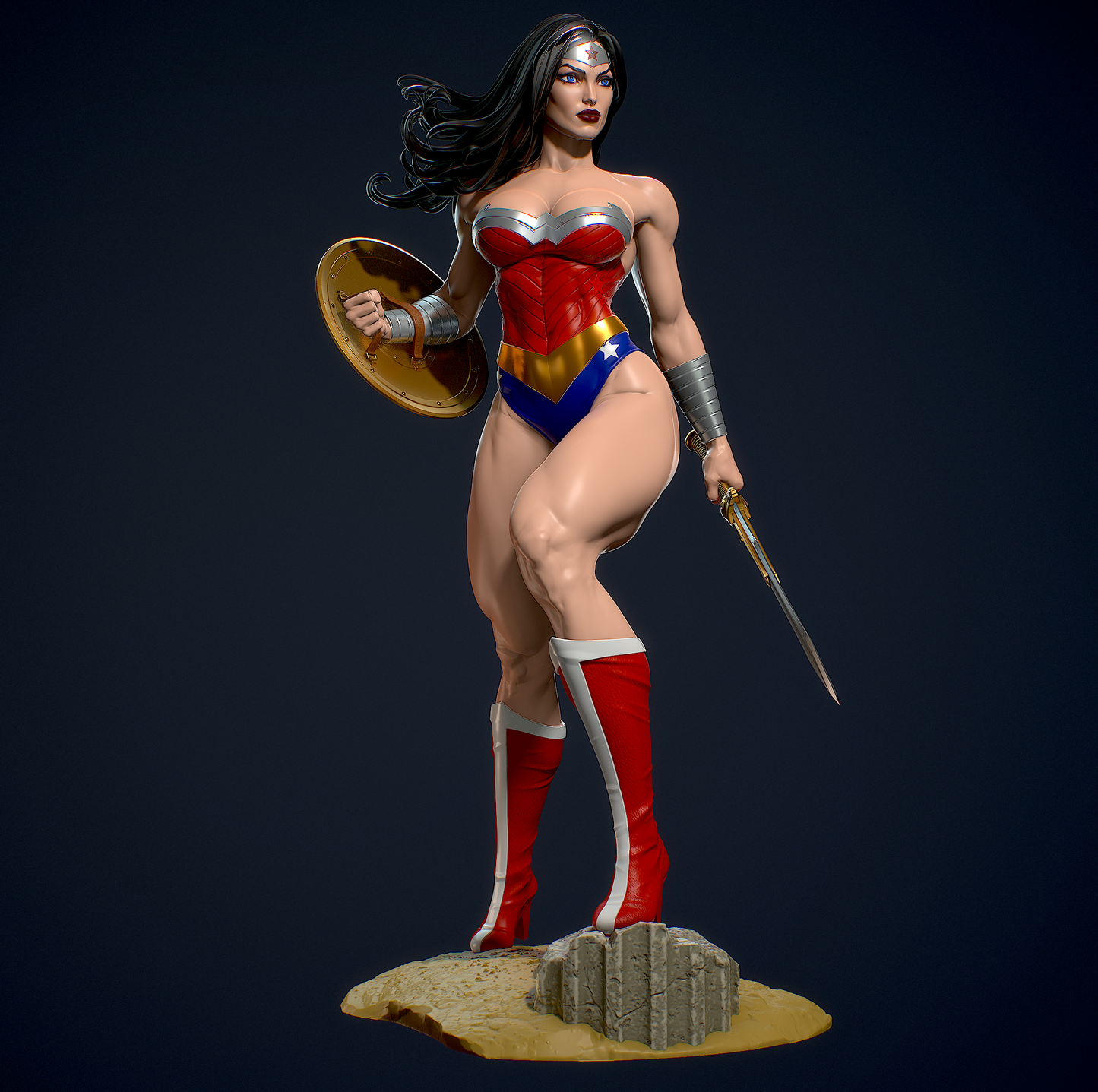 Wonder Woman Classic NSFW - STL 3D Print Files