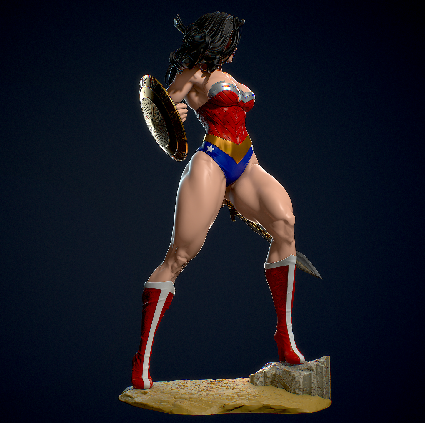 Wonder Woman Classic NSFW - STL 3D Print Files