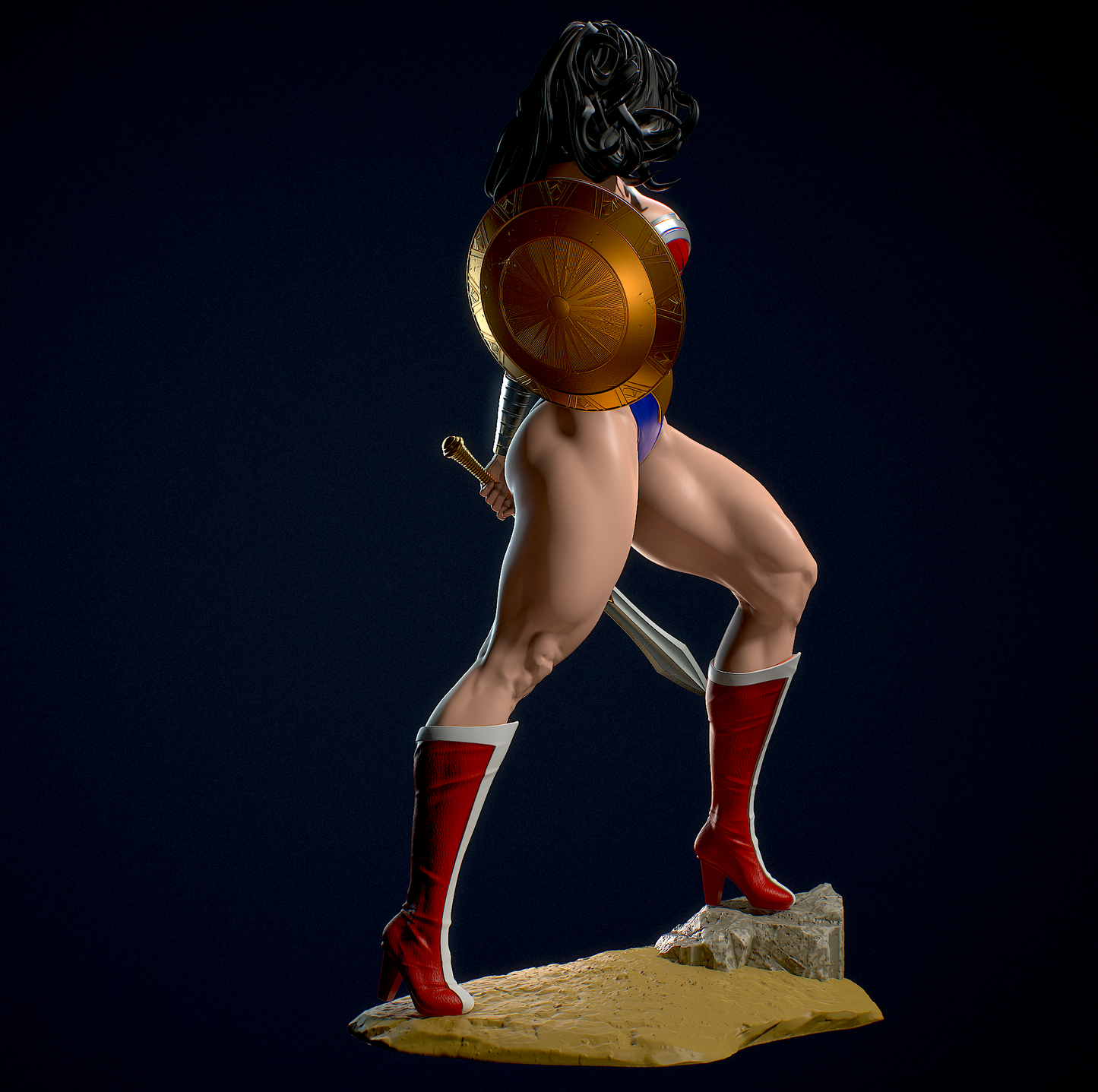 Wonder Woman Classic NSFW - STL 3D Print Files