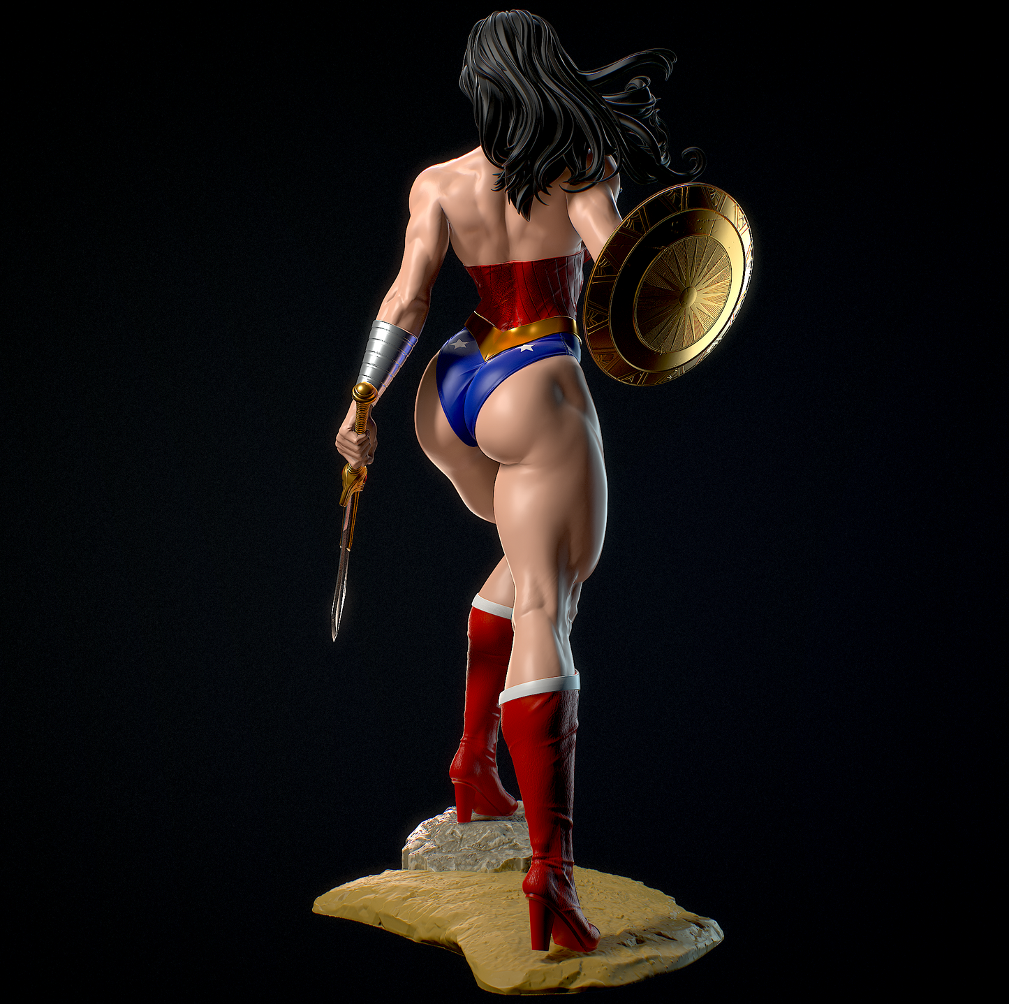 Wonder Woman Classic NSFW - STL 3D Print Files