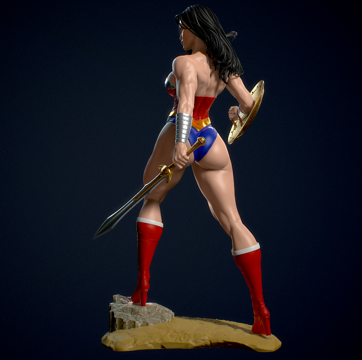 Wonder Woman Classic NSFW - STL 3D Print Files