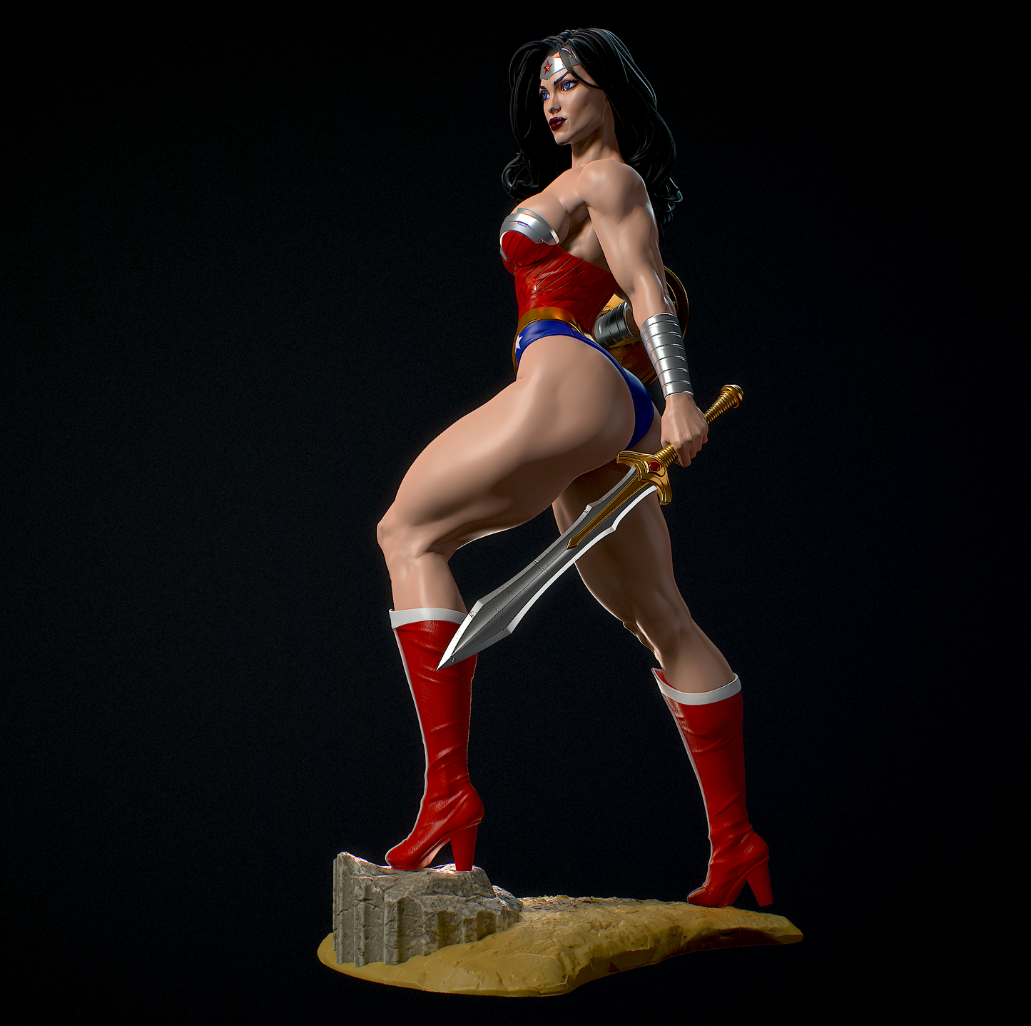 Wonder Woman Classic NSFW - STL 3D Print Files