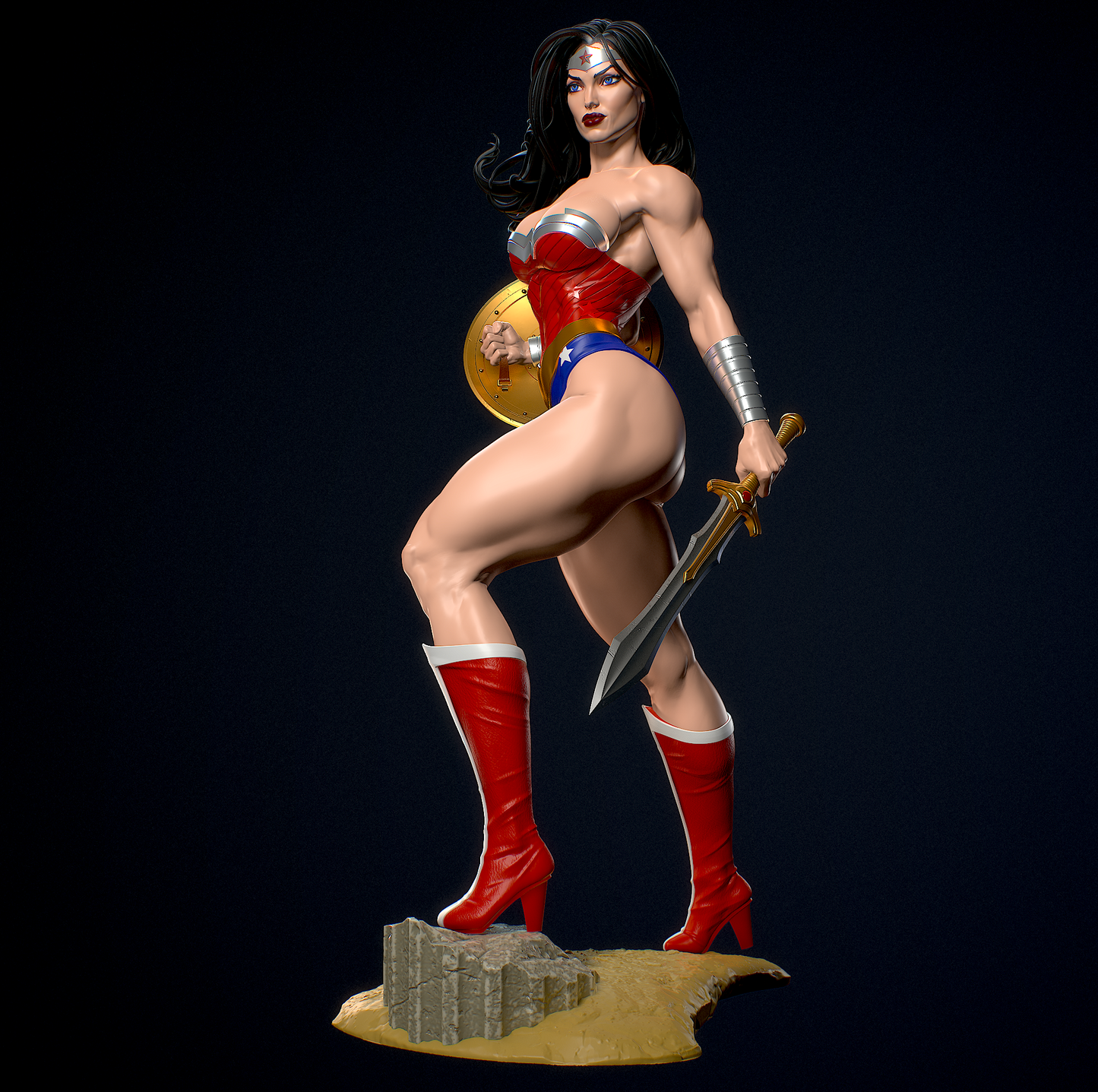 Wonder Woman Classic NSFW - STL 3D Print Files