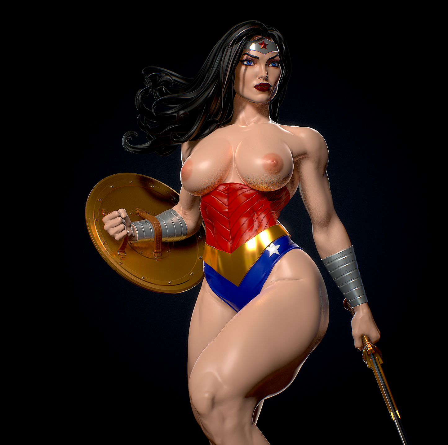 Wonder Woman Classic NSFW - STL 3D Print Files