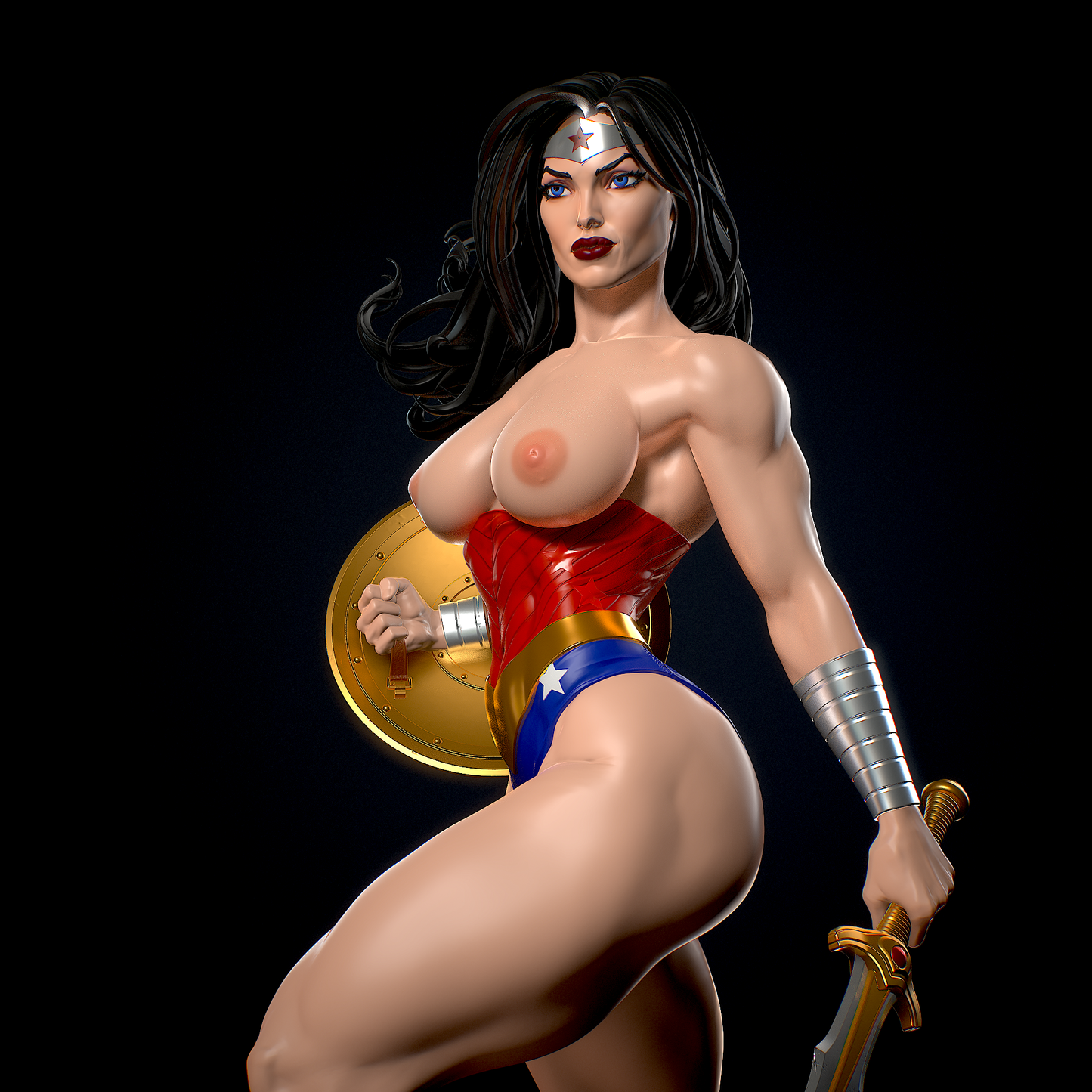 Wonder Woman Classic NSFW - STL 3D Print Files