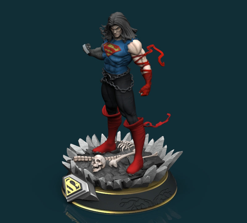 Superman - Death Metal - STL 3D Print Files