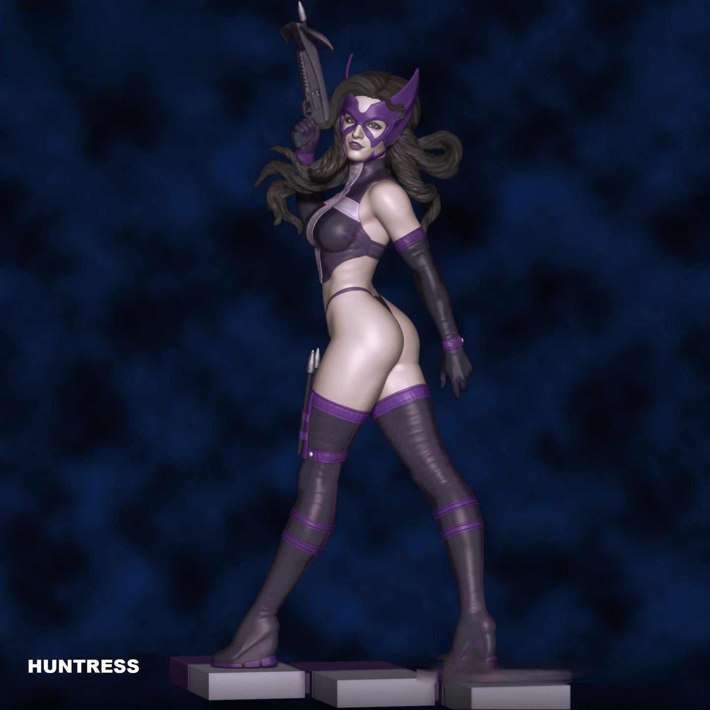 Huntress NSFW - DC Comic STL 3D Print Files