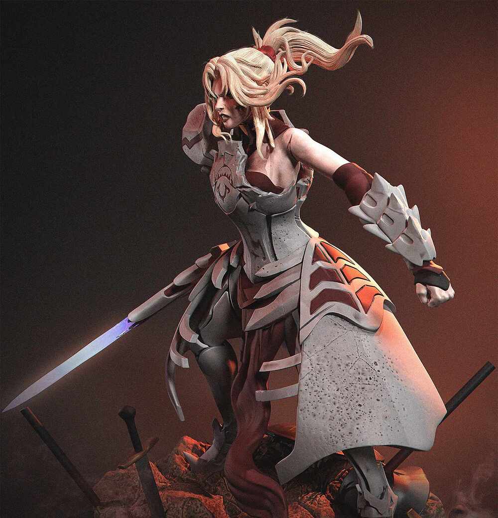 Mordred Pendragon - Fate/Grand Order - STL 3D Print Files