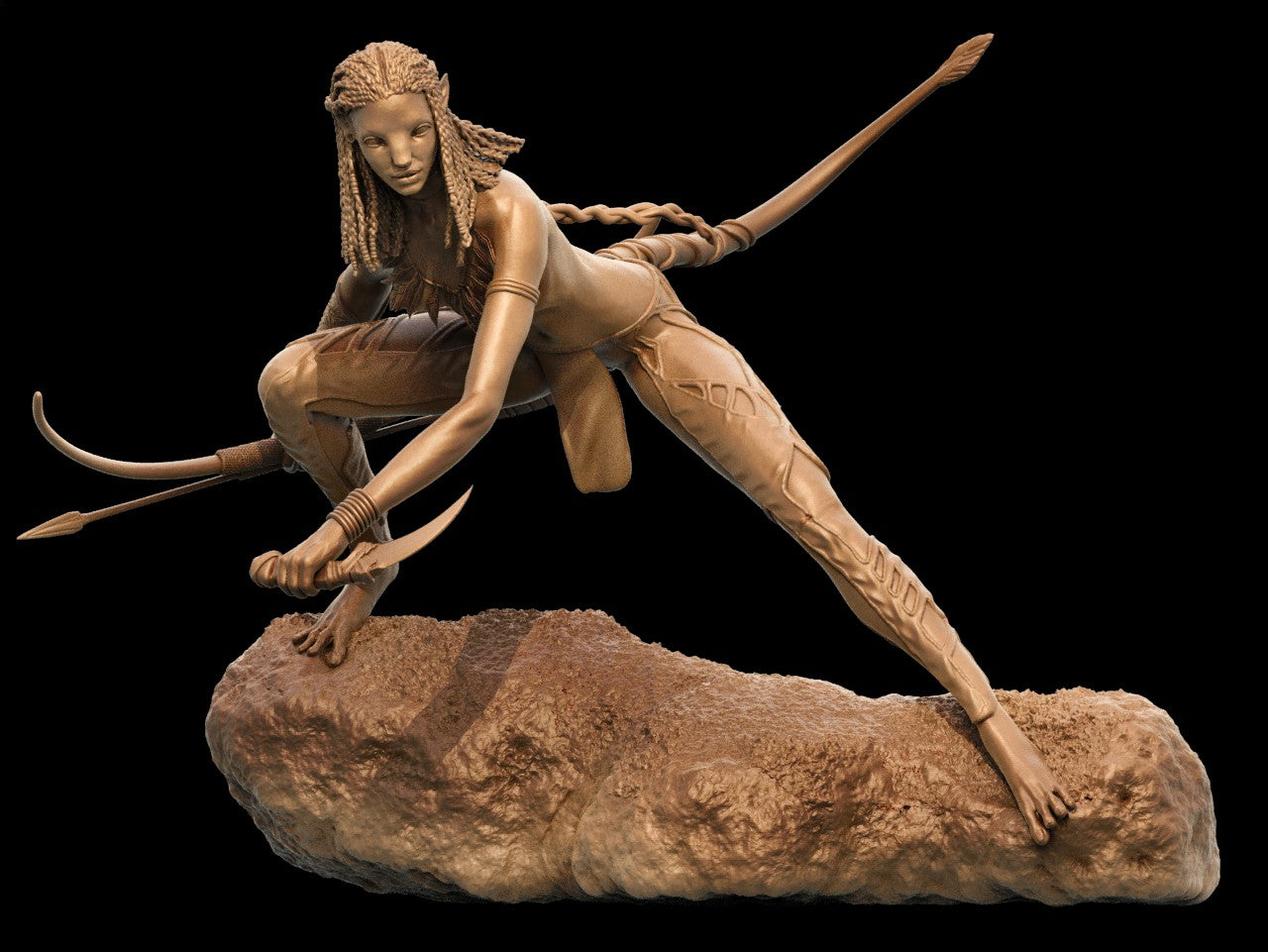 Neytiri with dragon - Avatar - STL 3D Print Files