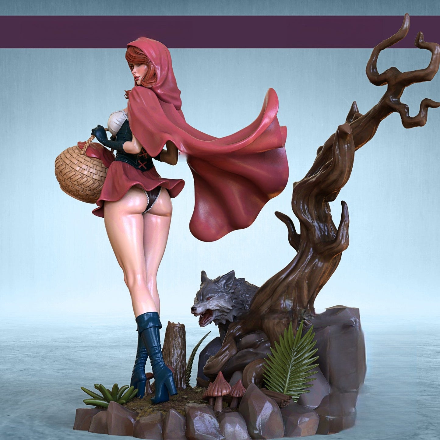 Red Hood Waifu NSFW - STL 3D Print Files