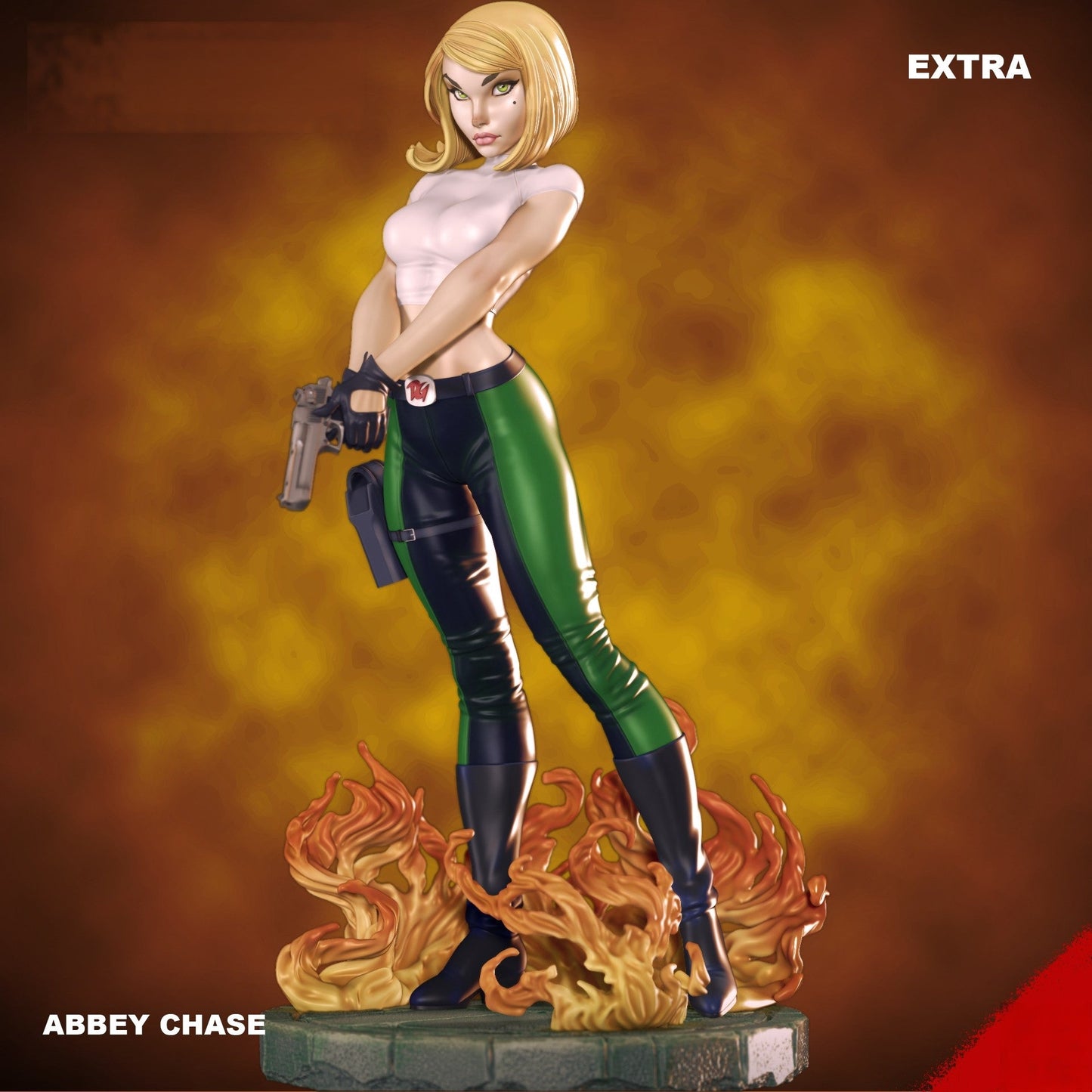 Abbey Chase - Danger Girl - STL 3D Print Files