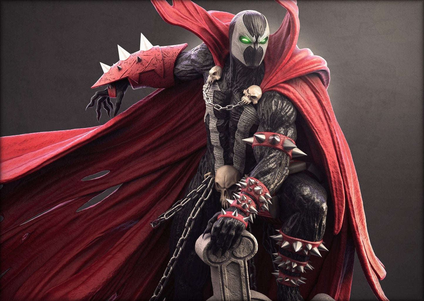 Spawn - Al Simmons  - STL 3D Print Files