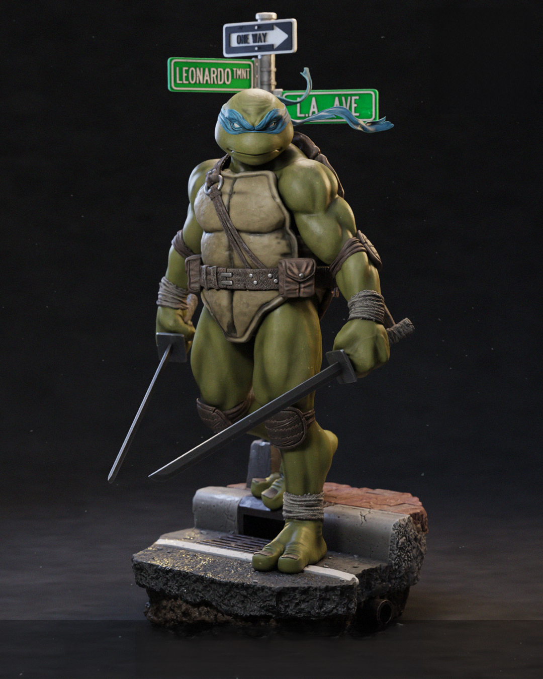 1287 Leonardo - TMNT - STL 3D Print Files