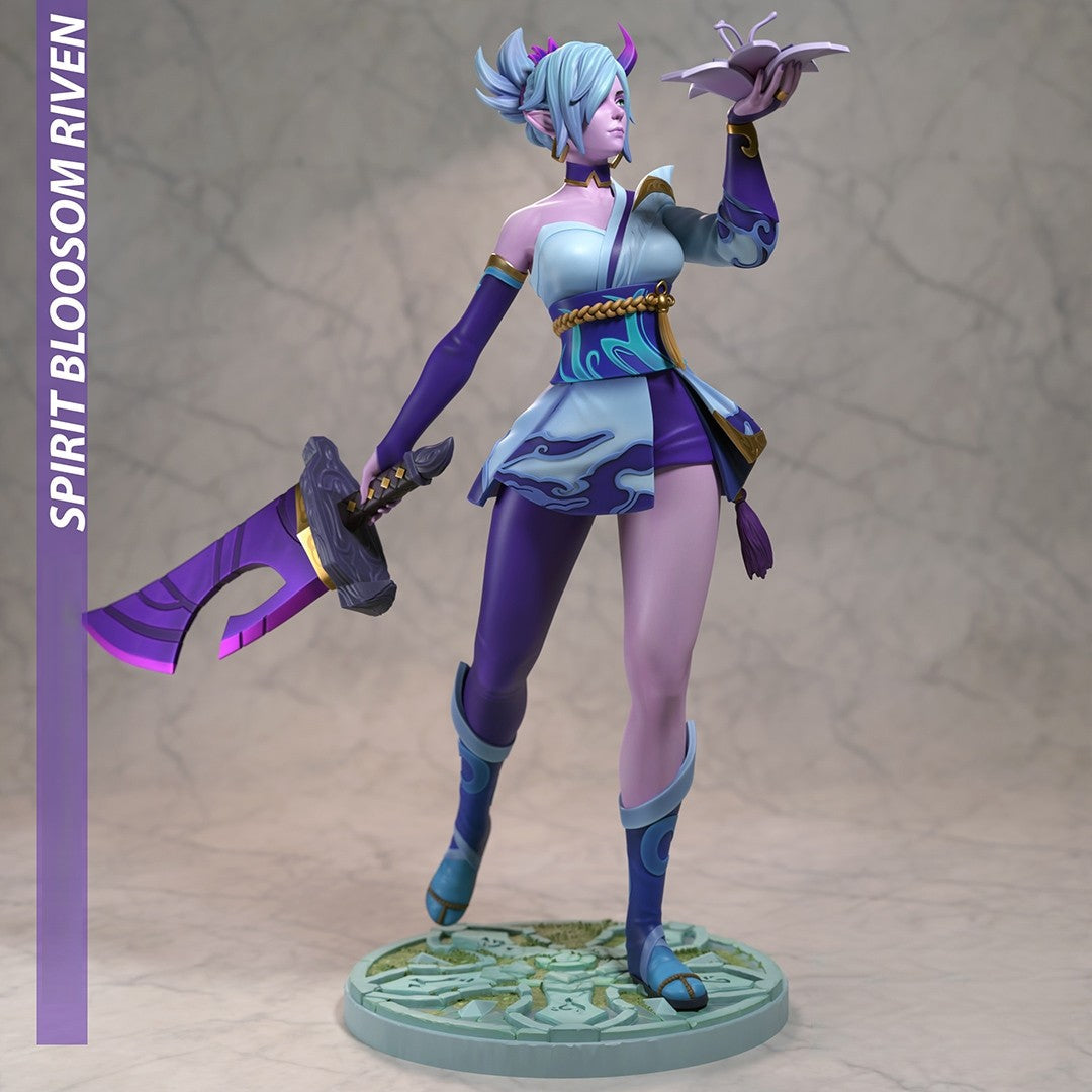 Spirit Blossom Riven NSFW - League of Legend - STL 3D Print Files