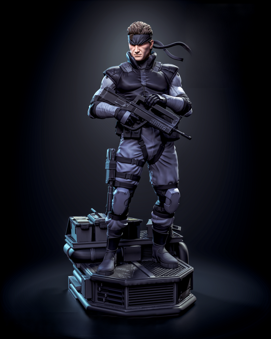 Solid Snake - Metal Gear - STL 3D Print Files