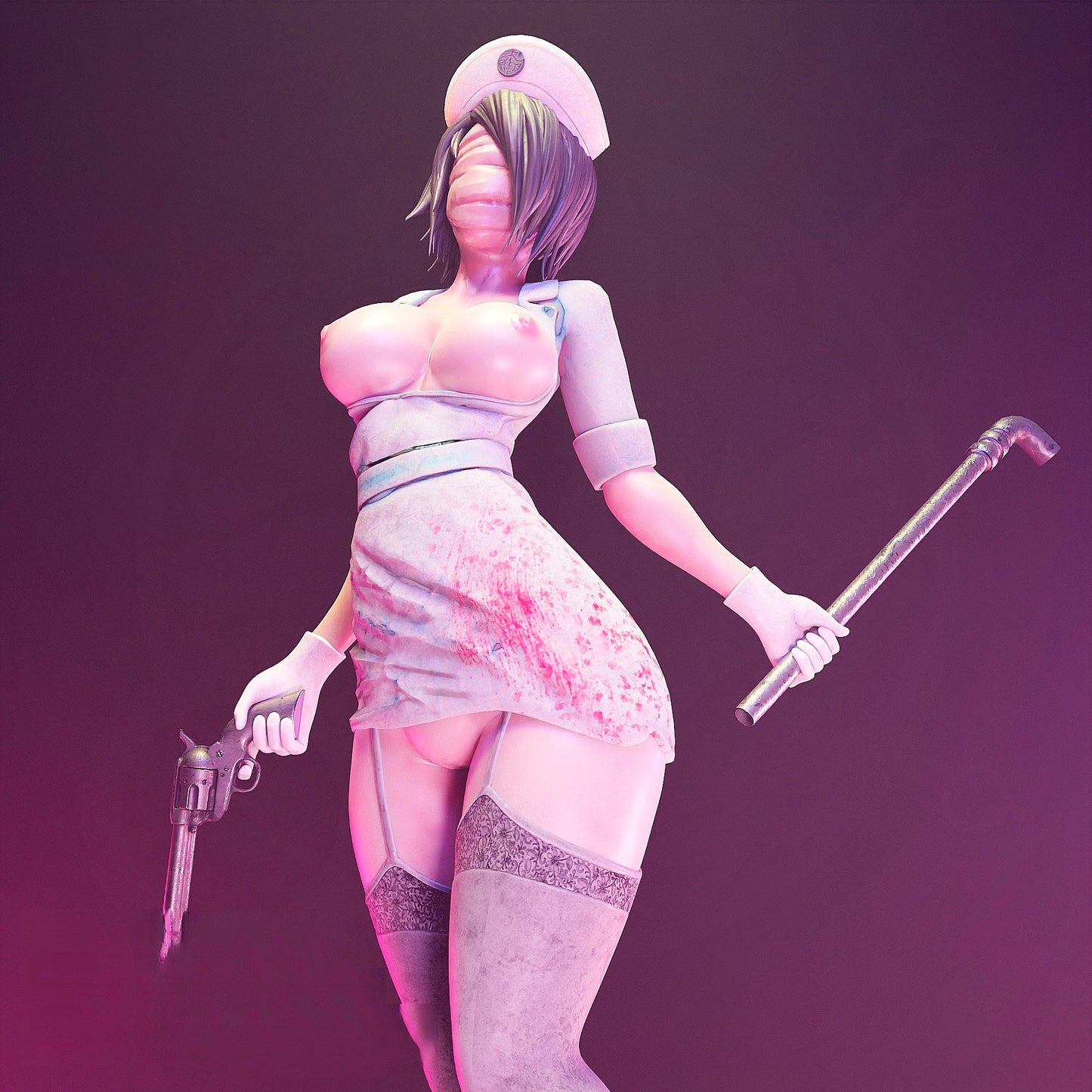 Silent Hill Sexy Nurse NSFW - STL 3D Print Files