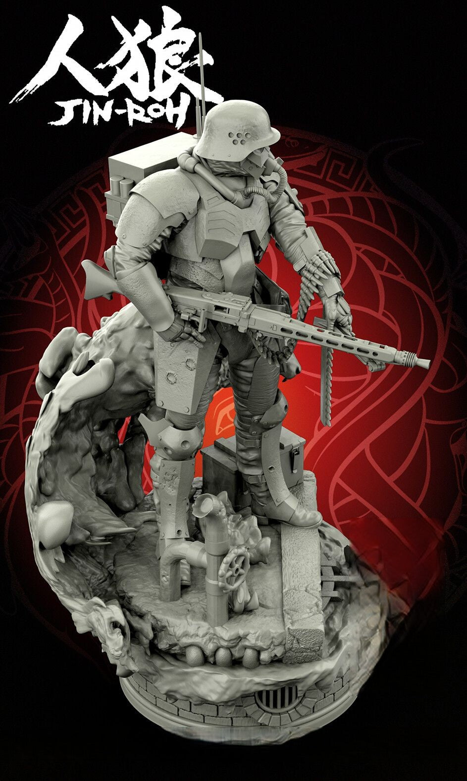 Jin-Roh - The Wolf Brigade - STL 3D Print Files