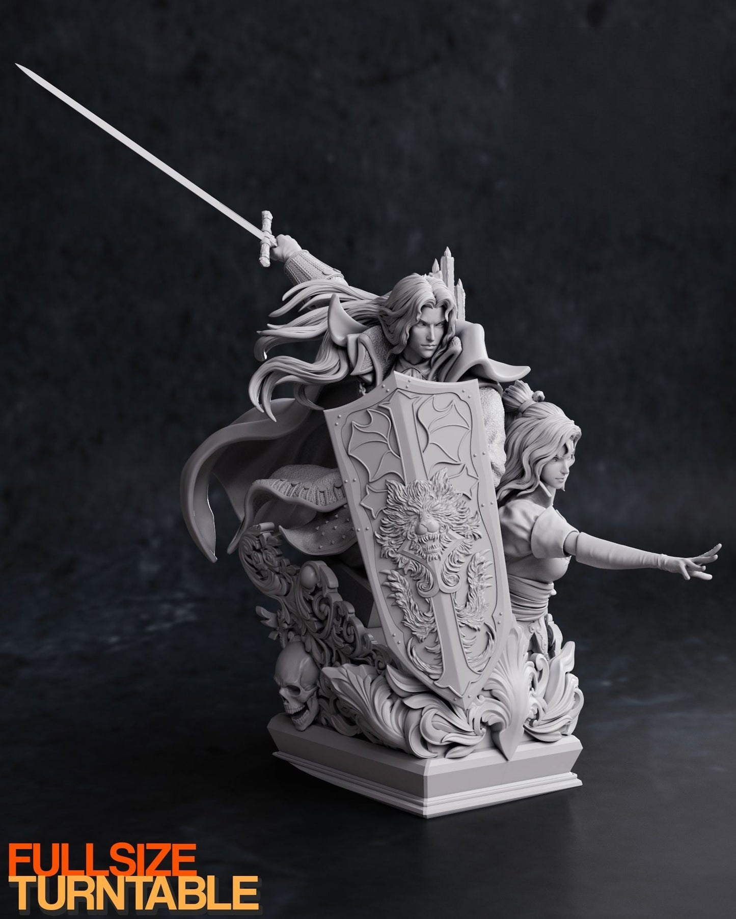 Alucard AND Maria - Symphony of the Night - STL 3D Print Files