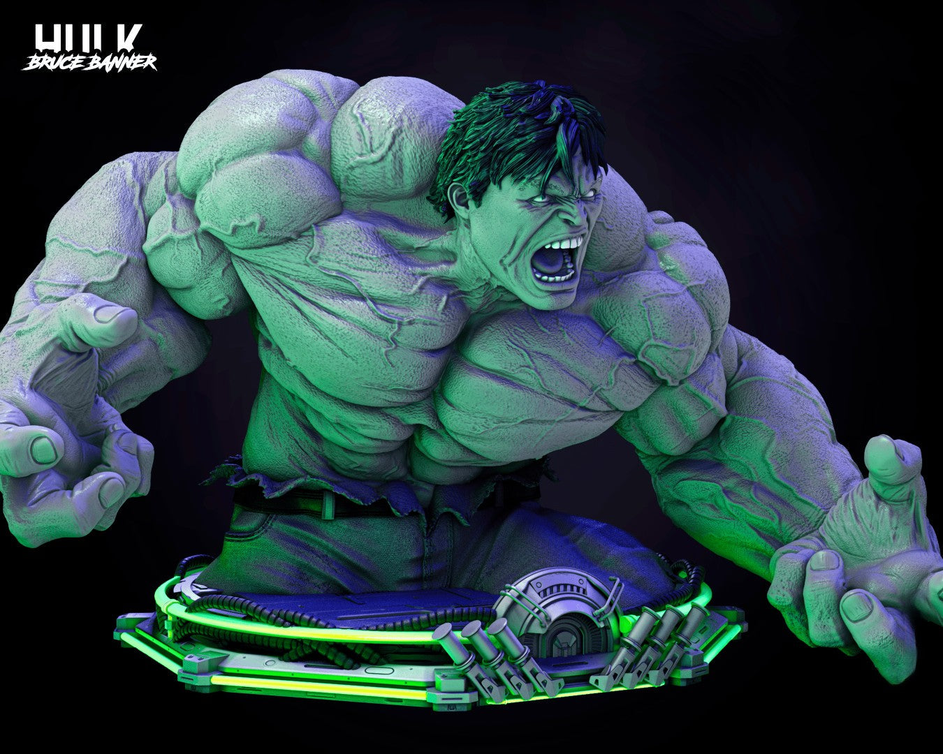 1430 Hulk 2023 Bust - Marvel Comics - STL 3D Print Files