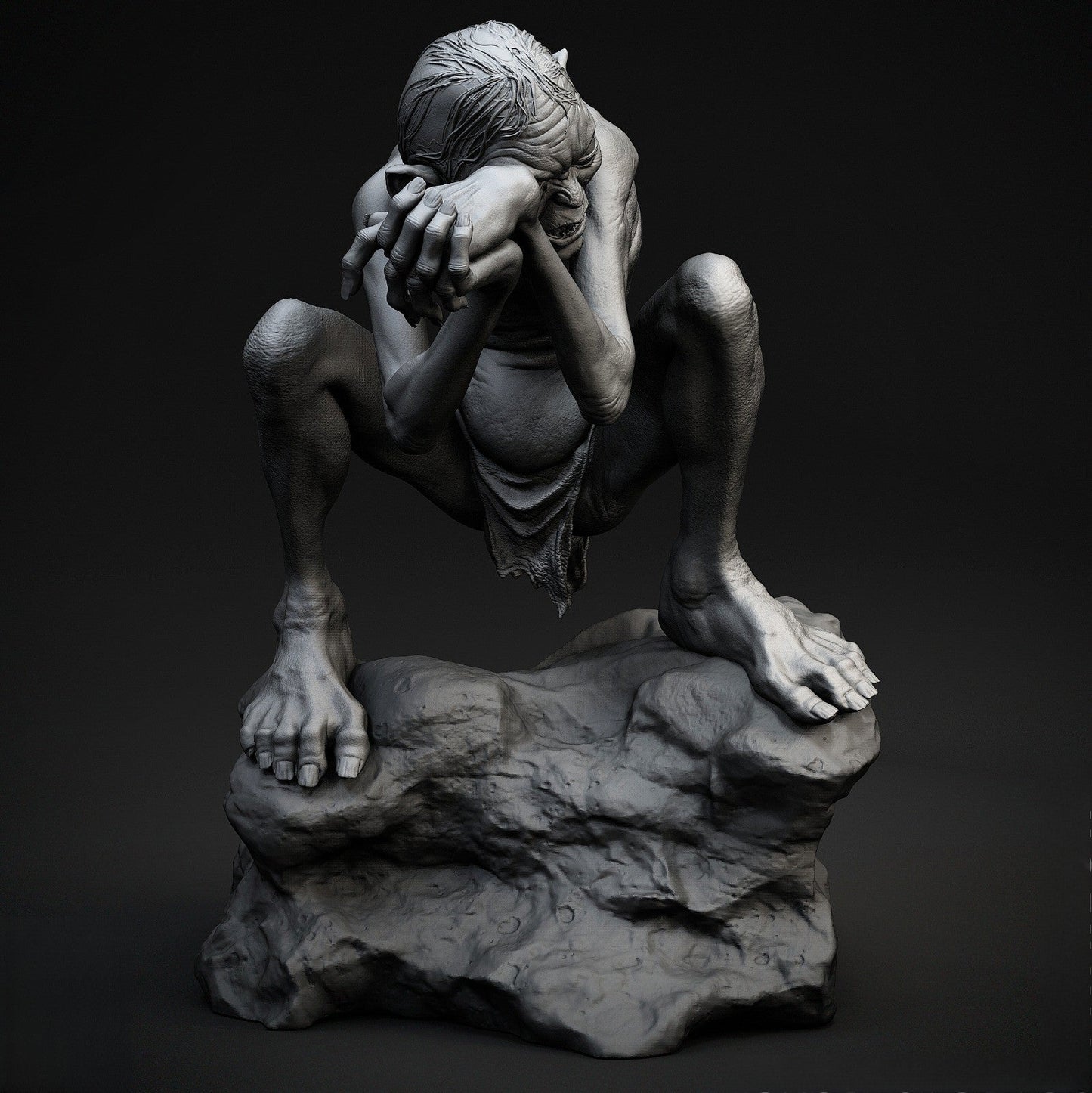 1460 Gollum - The Lord of the Rings - STL 3D Print Files