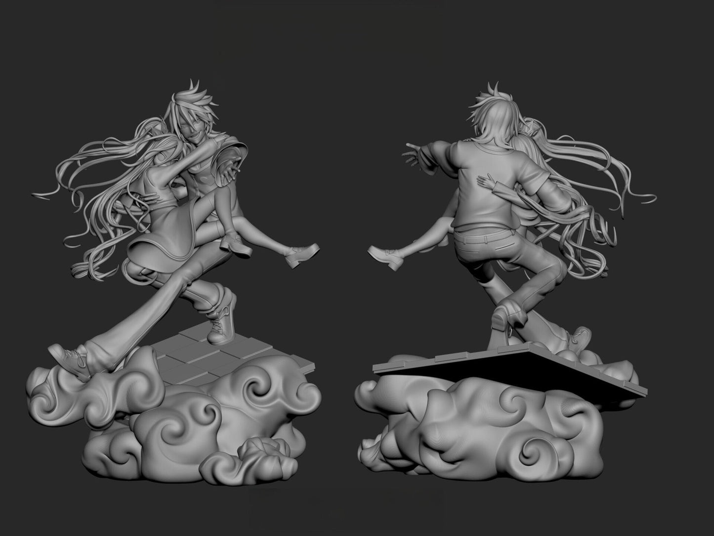 No Game No Life Diorama  - STL 3D Print Files