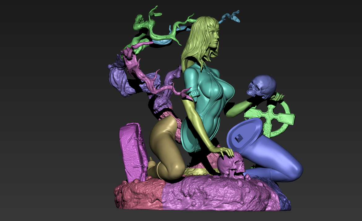 1322  Vampirella NSFW - STL 3D Print Files