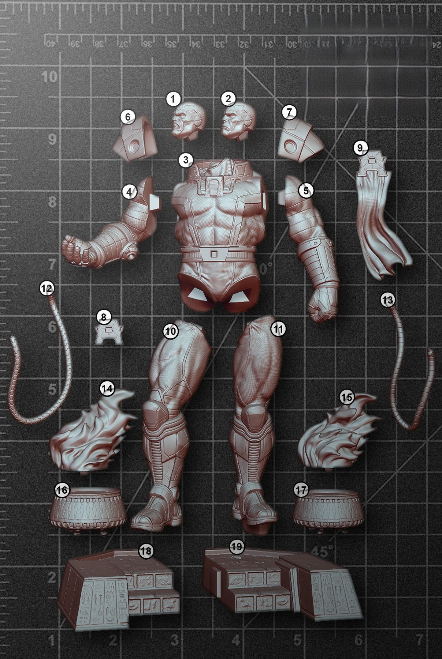 Apocalypse - X-Men - STL 3D Print Files