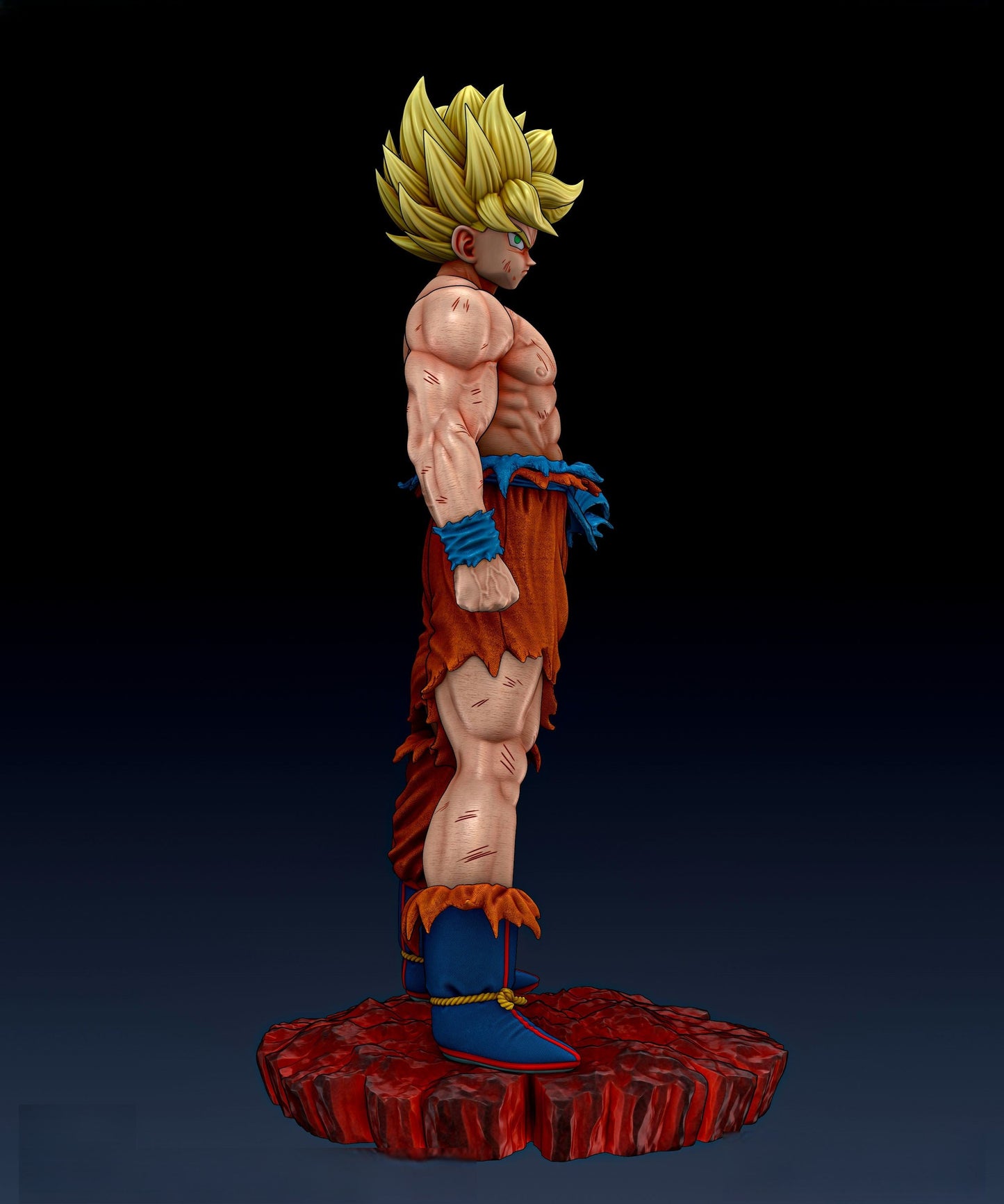 1249 Super Saiyan Goku -  Dragon Ball Z  - STL 3D Print Files