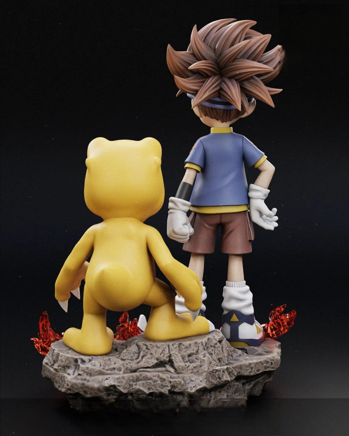 Tai And Agumon - Digimon - STL 3D Print Files