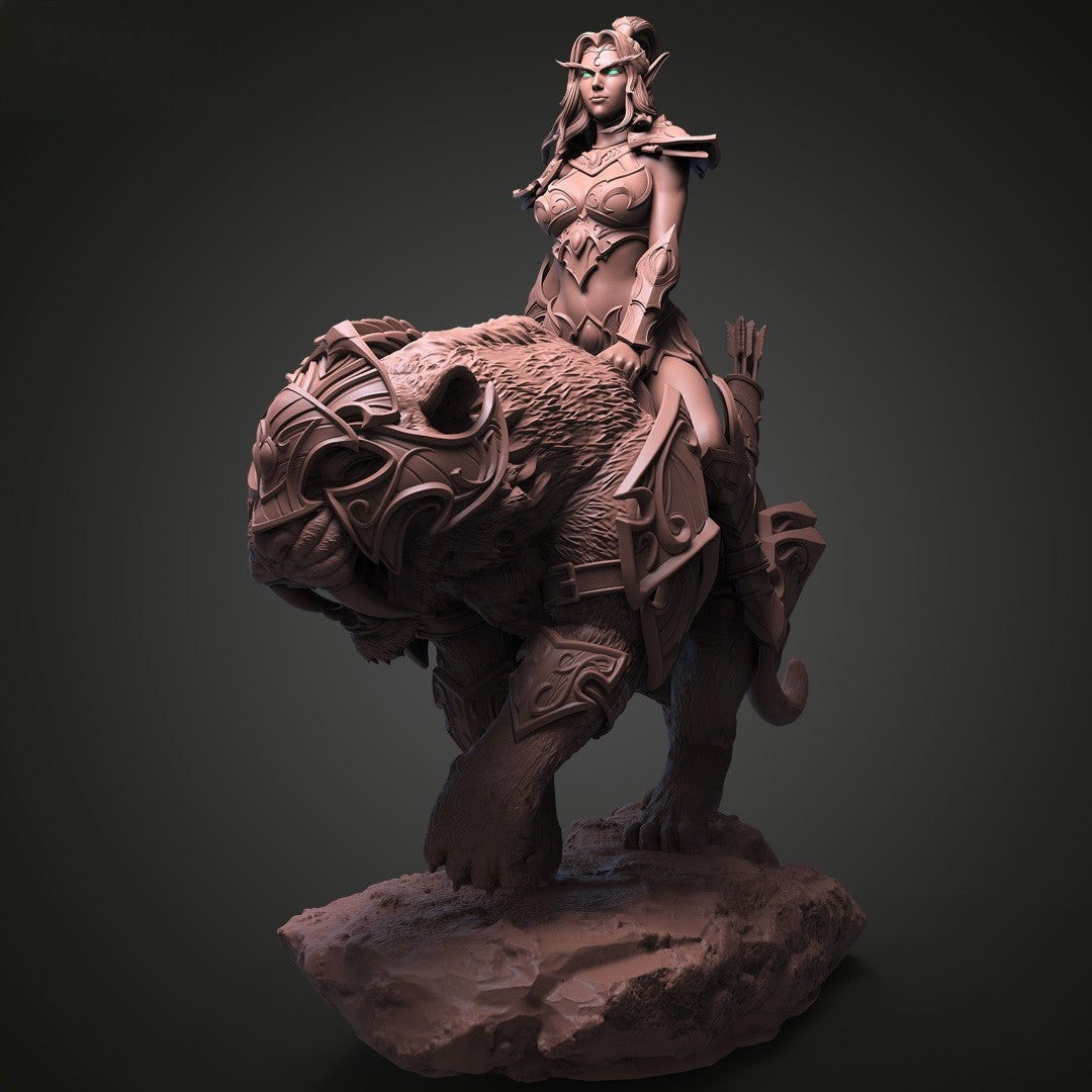 Tyrande and Ashalah - World of Warcraft - STL 3D Print Files