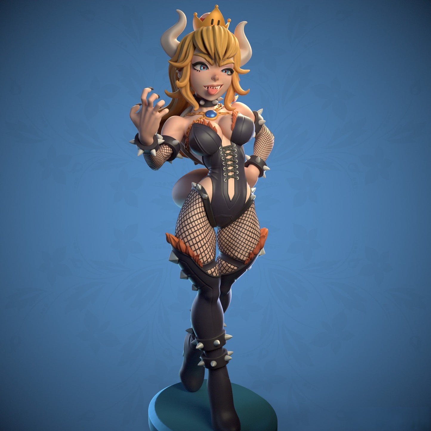 Bowsette NSFW - Super Mario  - STL 3D Print Files