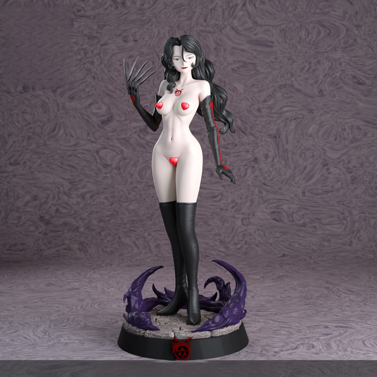 Lust NSFW - Fullmetal Alchemist - STL 3D Print Files