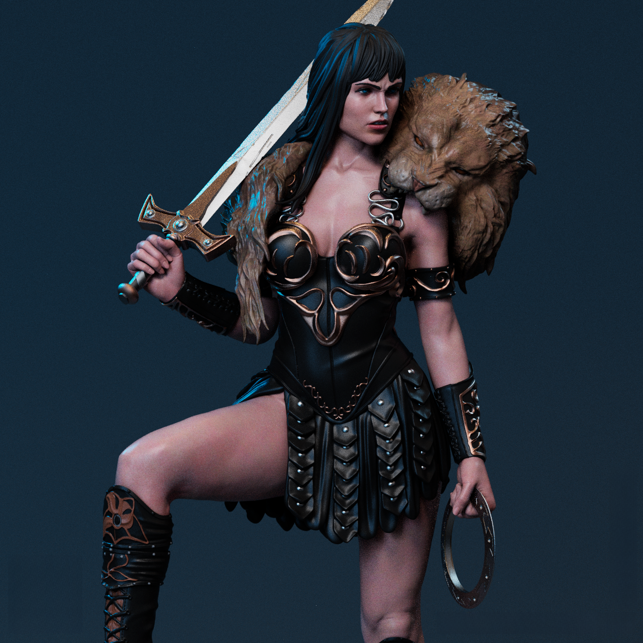 Xena - Warrior Princess - STL 3D Print Files