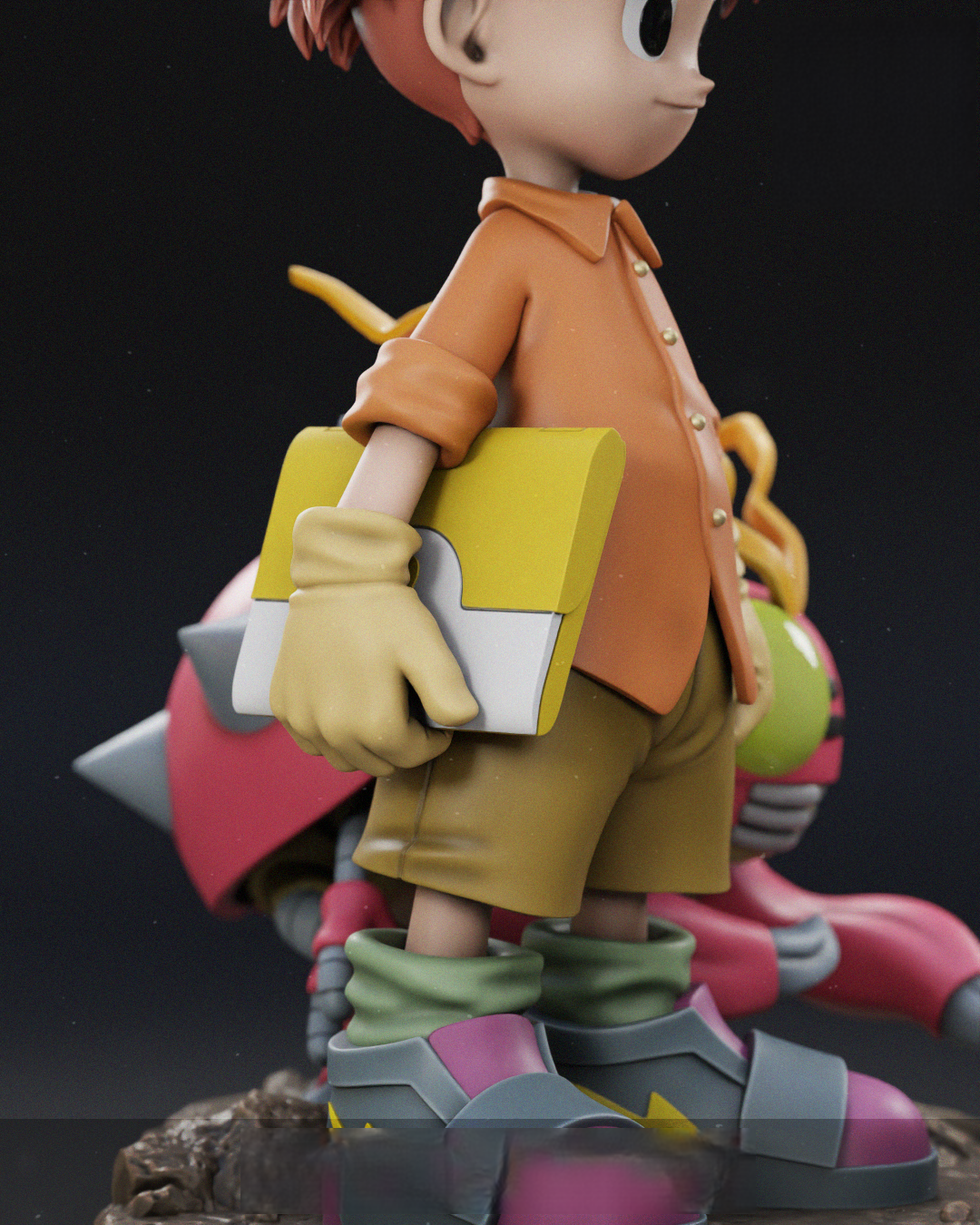 Izzy And Tentomon - Digimon - STL 3D Print Files