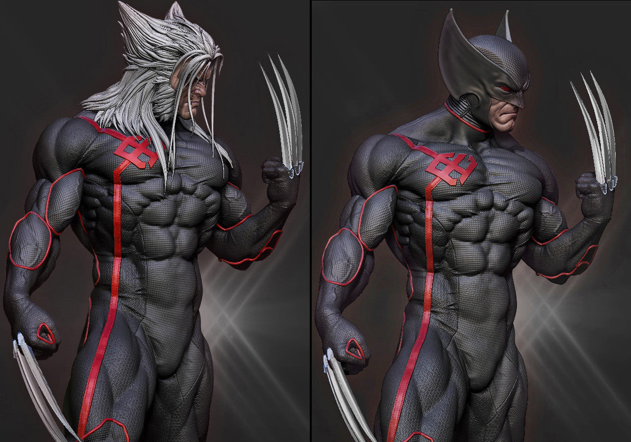 1451 Wolverine The End - X-MEN  - STL 3D Print Files