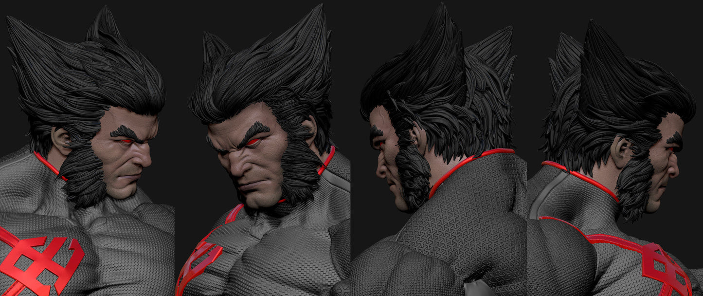 1451 Wolverine The End - X-MEN  - STL 3D Print Files