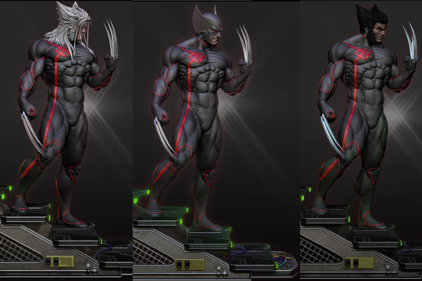 1451 Wolverine The End - X-MEN  - STL 3D Print Files