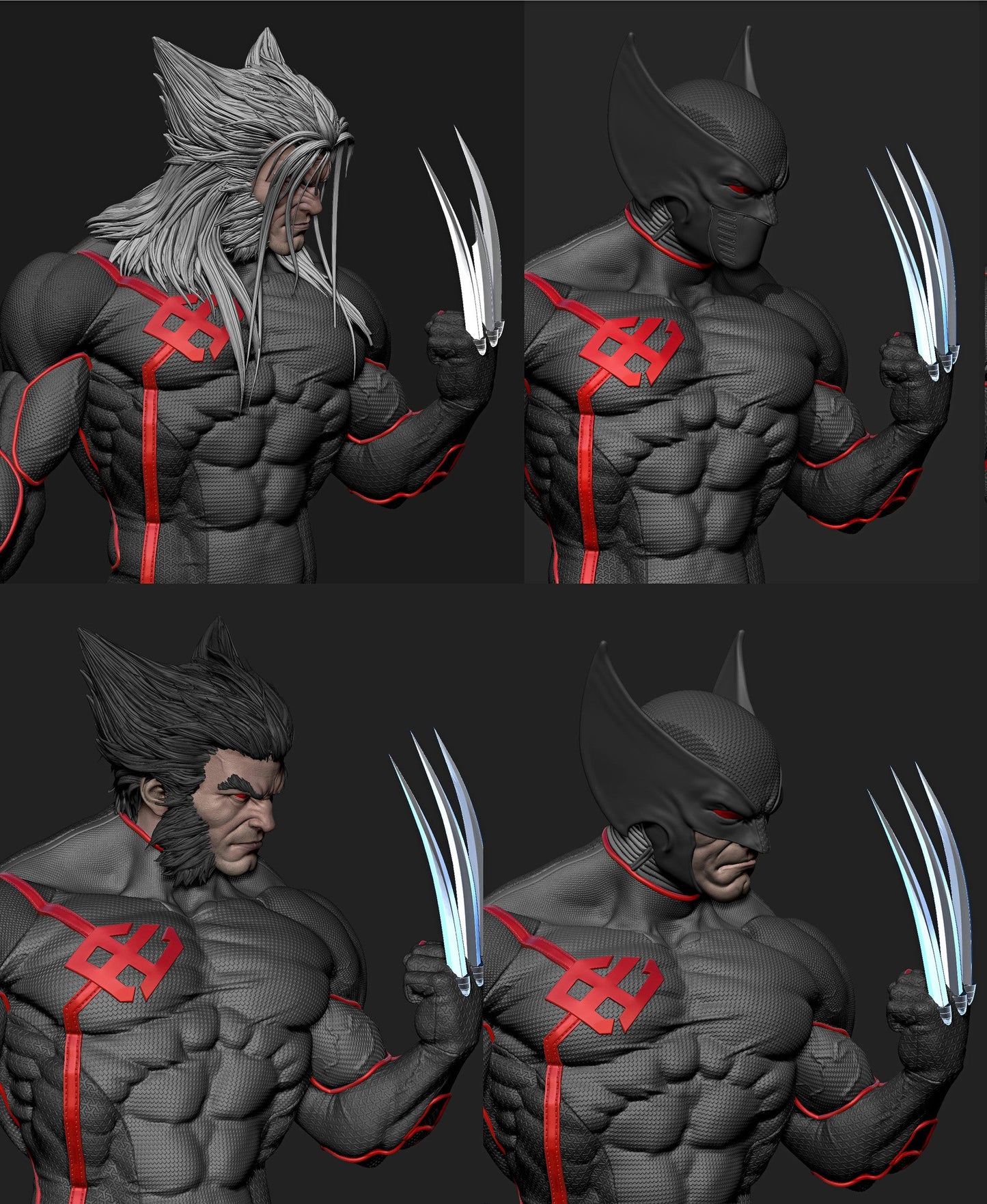 1451 Wolverine The End - X-MEN  - STL 3D Print Files