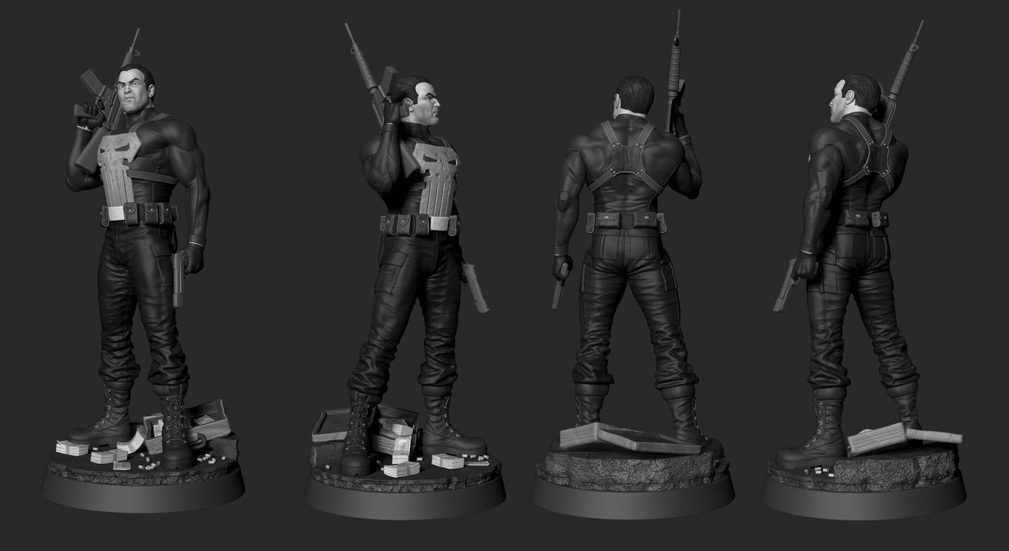 The Punisher - Marvel Comics  - STL 3D Print Files